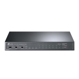 tp link tl sl1311mp switch 11 puertos no administrado 8xrj45 poe 100mbps 2xrj45 1gbps sfp 1gbps recuperacion automatica plug and play color negro