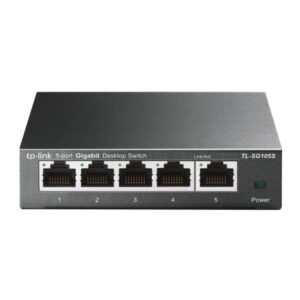 tp link tl sg105s switch 5 puertos rj45 100mbps no administrado soporta qos indicadores led plug and play color negro