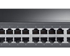 tp link ls1024g switch 24 puertos rj45 1gbps no administrado plug and play soporta qos silencioso conmutacion hasta 48gbps carcasa metalica color negro