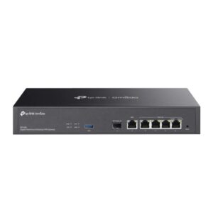 tp link omada er7406 router vpn 4x1gbps wan/lan 1gbps wan 1gbps sfp balanceo de carga carcasa de acero gestion centralizada en la nube color negro