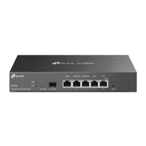 tp link omada er7206 router vpn 4x1gbps wan/lan 1gbps wan 1gbps sfp usb 3.0 balanceo de carga gestion centralizada en la nube color negro
