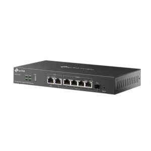 tp link omada er707 m2 router gigabit vpn 4xrj45 1gbps 2xrj45 2.5gbps 1gbps sfp usb balanceo de carga gestion centralizada en la nube color negro