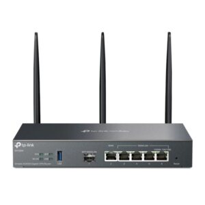 tp link omada er706w router de doble banda velocidad hasta 3gbps vpn wifi 1gbps sfp 5xrj45 1gbps antenas desmontables color negro