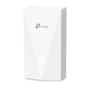 tp link omada eap655 wall punto de acceso de doble banda velocidad 3gbps cobertura hasta 50m2 soporta hasta 100 clientes wifi 6 ethernet color blanco