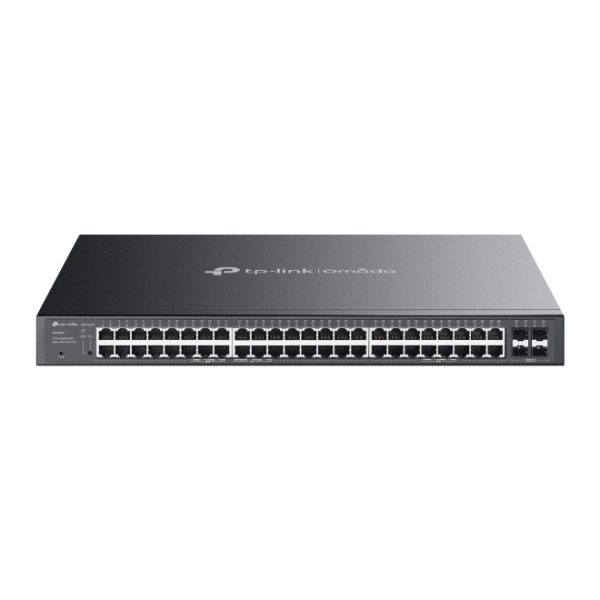 tp link omada sg2452lp switch 52 puertos semigestionable 32xrj45 poe+ 1gbps 16xrj45 poe++ 1gbps 4xsfp 1gbps soporta qos conmutacion 104gbps carcasa metalica color negro