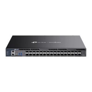 tp link omada sx6632yf switch 32 puertos 4 ventiladores 26xsfp+ 10gbps 6xsfp28 25gbps seguridad avanzada conmutacion hasta 820gbps color negro