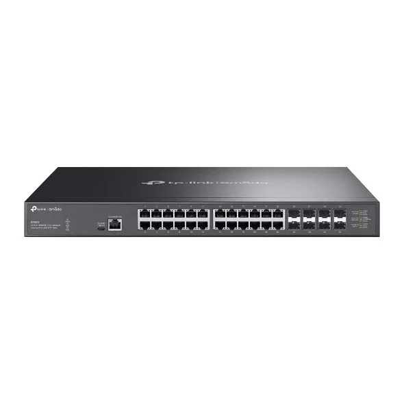 tp link omada sx3832 switch 32 puertos gestionado 24xrj45 10gbps 8xsfp+ 10gbps soporta qos conmutacion hasta 640gbps color negro