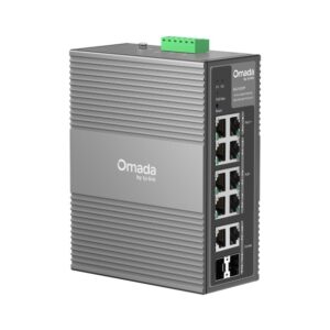 tp link omada ies210gpp switch 10 puertos gestionado 2xrj45 poe++ 1gbps 8xrj45 poe+ 1gbps 2xrj45/sfp combo soporta qos conmutacion hasta 20gbps color gris oscuro