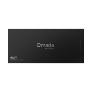 tp link omada poe370s inyector poe 60w velocidad hasta 10gbps deteccion automatica 2x rj45 ethernet plug and play carcasa metalica color negro