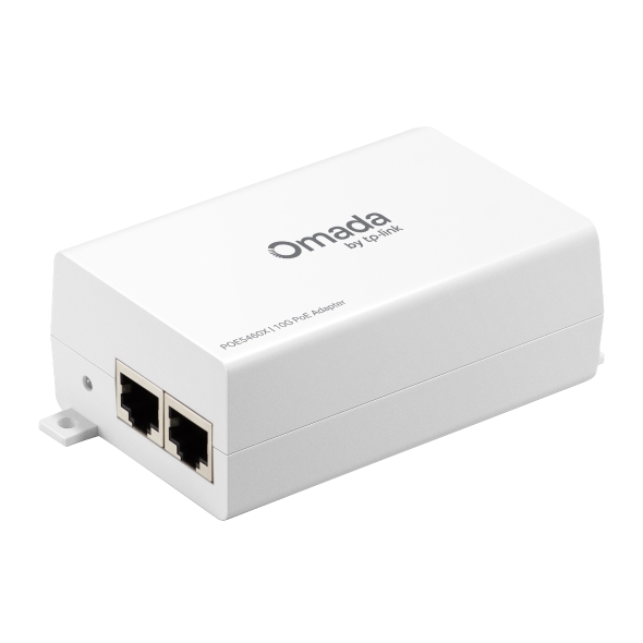 tp link omada poe5460x inyector poe pasivo velocidad hasta 10gbps ethernet indicador led color blanco
