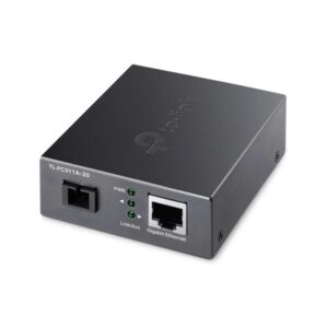 tp link omada fc311a 20 convertidor de fibra a rj45 fibra hasta 20km velocidad hasta 1gbps auto negociacion tecnologia wdm color gris oscuro