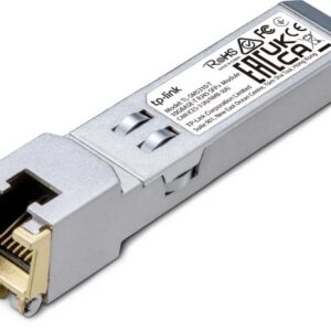 tp link omada sm5310 t modulo transceptor sfp+ 1000base t cables hasta 30m velocidad hasta 10gbps conector rj45 conexion en caliente monitorizacion ddm