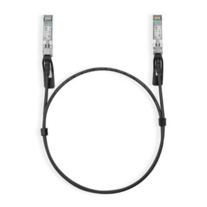 tp link omada sm5220 1m cable de conexion directa de 1m velocidad hasta 10gbps conector 10g sfp+ cobre plateado color negro
