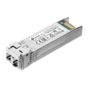 tp link omada sm6110 sr modulo transceptor sfp+/sfp28 25gbase lr fibra optica hasta 300m velocidad hasta 25gbps conexion en caliente conector duplex lc/upc