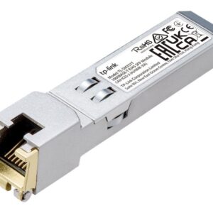 tp link omada sm331t modulo transceptor sfp 1000base t cable hasta 100m velocidad hasta 1.25gbps conector rj45 conexion en caliente