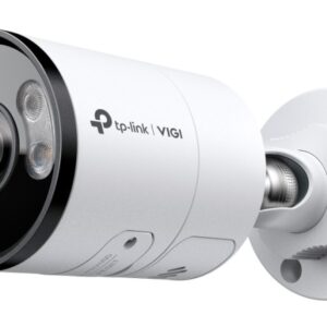 tp link vigi insight s385 camara de seguridad exterior lente de 2.8mm deteccion inteligente ip67 resolucion de 8mpx vision nocturna audio bidireccional color blanco y negro