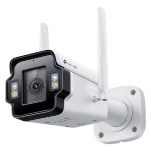 tp link vigi insight s345 4g camara de seguridad para exterior lente de 4mm ip66 deteccion inteligente wifi resolucion de 4mpx audio bidireccional color blanco y negro