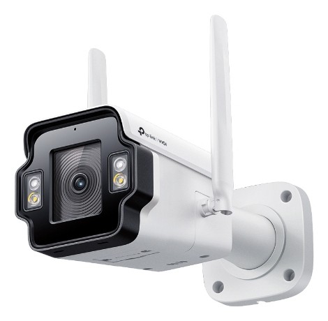 tp link vigi insight s345 4g camara de seguridad para exterior lente de 4mm ip66 deteccion inteligente wifi resolucion de 4mpx audio bidireccional color blanco y negro