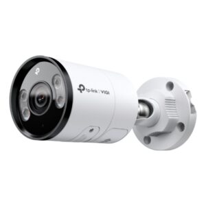 tp link vigi insight s355 camara de seguridad exterior lente 4mm ip67 deteccion inteligente rj45 resolucion de 5mpx vision nocturna audio bidireccional color blanco y negro
