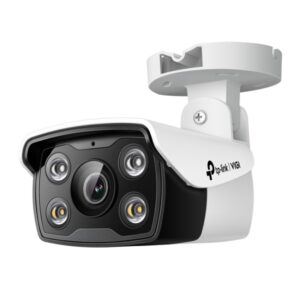 tp link vigi c330 camara de seguridad para exterior lente de 2.8mm ip67 ethernet resolucion de 3mpx deteccion inteligente vision nocturna color blanco y negro