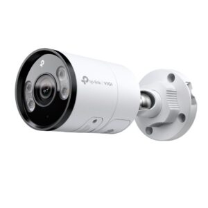 tp link vigi c345 camara de seguridad para exterior lente de 2.8mm resolucion de 4mpx deteccion inteligente ip67 audio bidireccional color blanco y negro