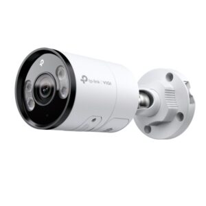 tp link vigi c355 camara de seguridad lente de 2.8mm ethernet resolucion de 5mpx deteccion inteligente ip67 vision nocturna audio bidireccional color blanco y negro