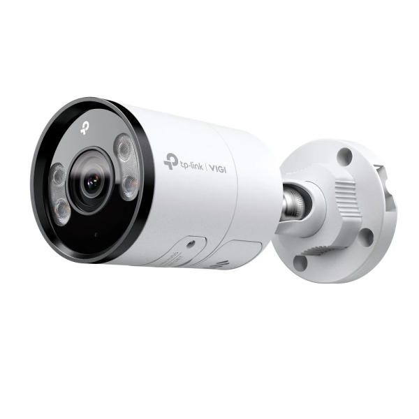 tp link vigi c385 camara de seguridad lente de 2.8mm 4k resolucion de 8mpx deteccion inteligente ip67 audio bidireccional color blanco y negro