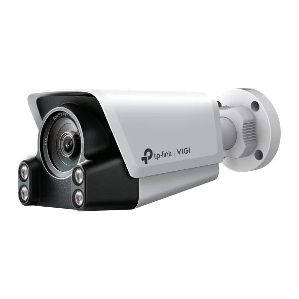 tp link vigi c340s camara de seguridad para exterior lente de 4mm ip67 tecnologia wdr vision nocturna audio bidireccional color blanco y negro
