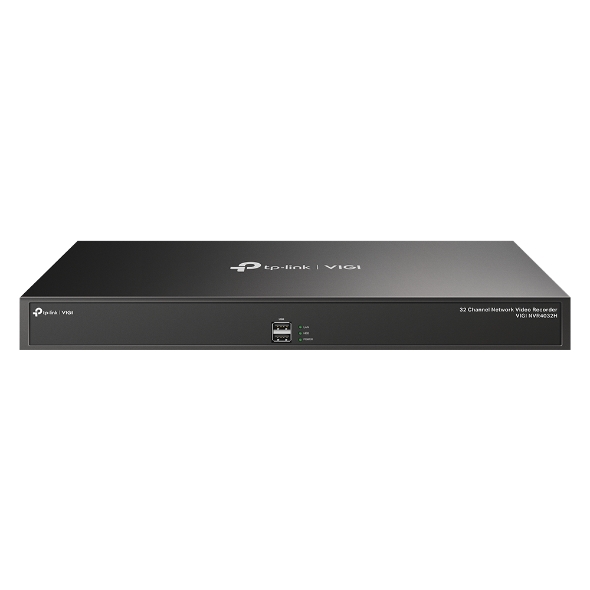 tp link vigi nvr4032h grabadora para videovigilancia gestion hasta 32 canales hdmi vga sata soporta almacenamiento hasta 10tb decodificacion hasta 8mpx color negro