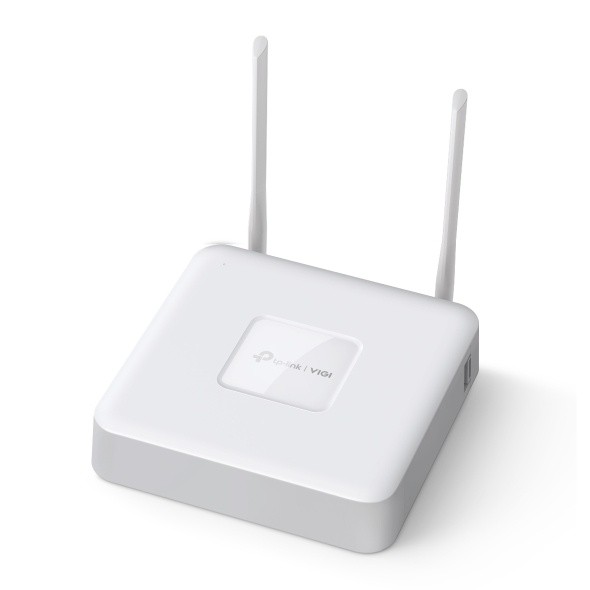 tp link vigi nvr1108h w grabadora para videovigilancia gestion 8 canales rj45 hdmi vga usb 2.0 wifi soporta hasta 10tb sata decodifica hasta 8mpx color blanco