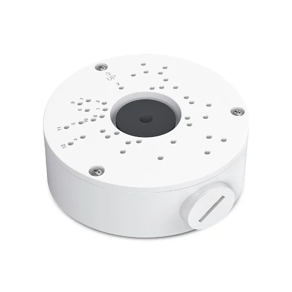 tp link vigi vjb 300 soporte de montaje para camaras aluminio resistente al agua incluye accesorios practico para ocultar cables color blanco