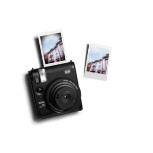 fujifilm instax mini 99 camara instantanea tamaño de imagen 62x46mm flash auto exposicion automatica 6 efectos de color integrados color negro