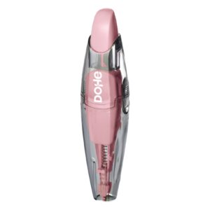 dohe colour vibes cinta correctora 5mm x 6m pulsador retractil recargable cuerpo ergonomico color rosa