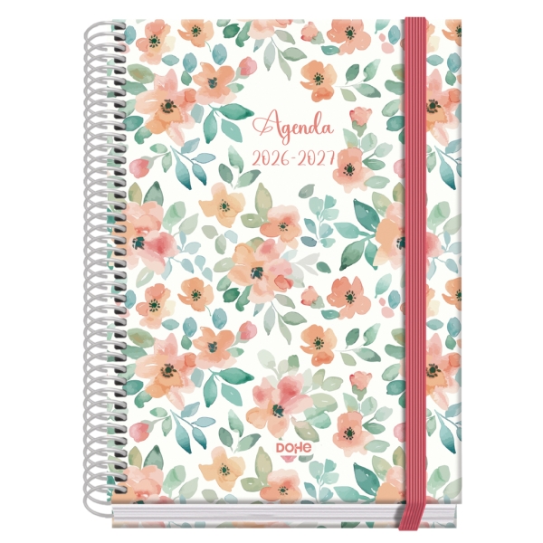 dohe prime candy agenda escolar 26/27 formato a5 semana vista papel offset ahuesado 70g cubierta de carton plastificado espiral goma 15x21x2cm multicolor