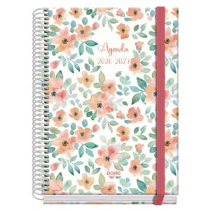 dohe prime candy agenda escolar 26/27 formato a5 dia pagina papel offset ahuesado 70g cubierta de carton plastificado espiral goma 15x21x4cm multicolor