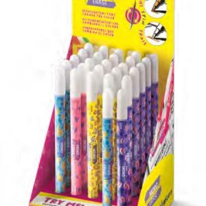 carioca memo erase 2 en 1 expositor con 25 rotuladores +2 para probar una punta subraya y la otra borra el color colores surtidos