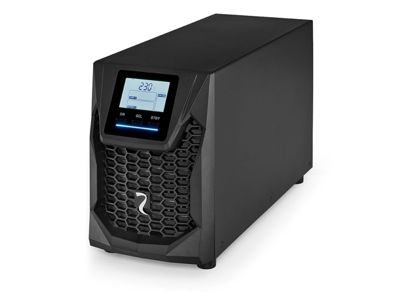 riello sentinel pro2 1500 sai line interactive potencia 1500 w pantalla lcd multifuncion puertos usb y rs232 proteccion contra sobretensiones y cortocircuitos funcion arranque en frio