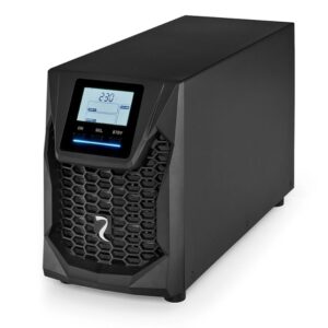 riello sentinel pro2 2200 sai line interactive potencia 2200 w pantalla lcd multifuncion puertos usb y rs232 proteccion contra sobretensiones y cortocircuitos funcion arranque en frio