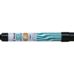pilot super color rotulador permanente multisuperficie punta fina de fibra conica tinta base alcohol libre de xileno cuerpo metalico color negro