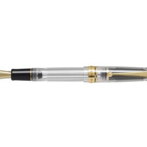 pilot custom 823 m pluma estilografica plumin de oro de 14k cuerpo transparente en estuche de regalo individual con un tintero pilot