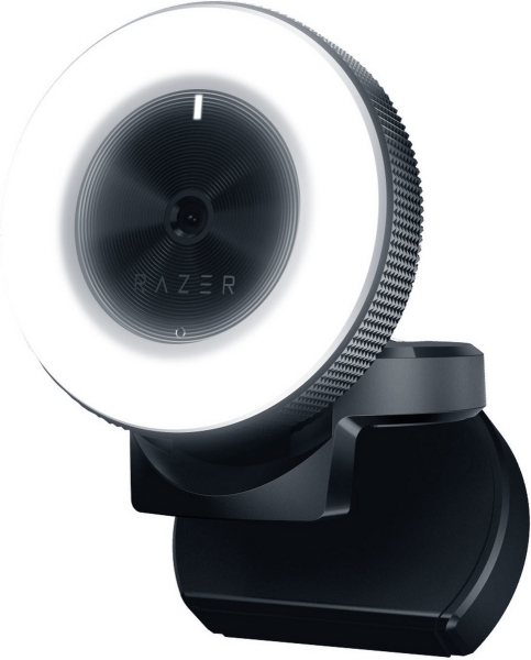 razer kiyo webcam full hd enfoque automatico iluminacion color negro