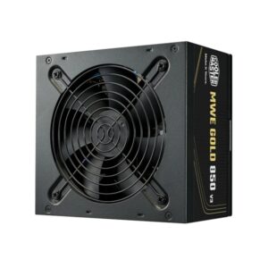 cooler master mwe v3 fuente de alimentacion 80+ gold 850w atx 3.1 12v 2x6 pfc activo no modular