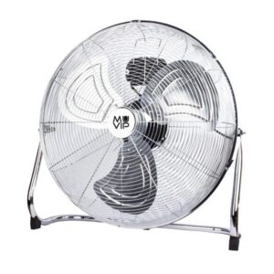 muvip ventilador industrial de suelo 140w 3 velocidades color plata