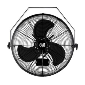 muvip ventilador industrial de pared exterior 140w 3 velocidades resistente a agua y polvo ajuste de inclinacion color negro