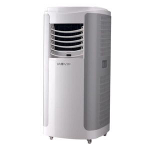 muvip aire acondicionado portatil 3000 frigorias 1300w pantalla tactil superior control remoto funciones de climatizacion y ventilacion