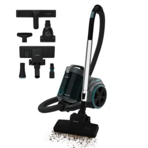 cecotec conga rockstar multicyclonic xl powerstyle aspiradora de trineo con cable 900w 20kpa de succion deposito 3.3l doble filtro hepa accesorios multifuncion ideal mascotas color negro