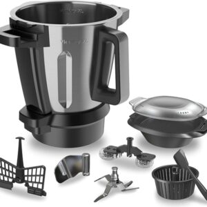 cecotec victory jarra y accesorios para robot de cocina mambo cooking acero inoxidable color negro y plata