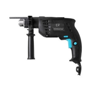 cecotec cecoraptor impact drill taladro percutor 850w 4800rpm 46000ipm mango auxiliar regla de profundidad interruptor de bloqueo portabrocas 13mm color negro