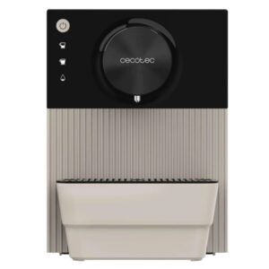 cecotec cremmaet cube beige cafetera superautomatica 19bar deposito de 1.1l sistema de prensado y pre infusion sistema thermoblock pantalla tactil termoblock deposito de cafe de 110g 5 niveles de molido modo eco color beige