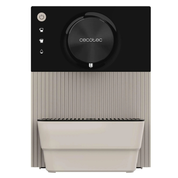 cecotec cremmaet cube beige cafetera superautomatica 19bar deposito de 1.1l sistema de prensado y pre infusion sistema thermoblock pantalla tactil termoblock deposito de cafe de 110g 5 niveles de molido modo eco color beige